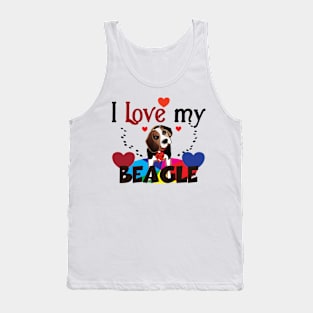 I love my Beagle Tank Top